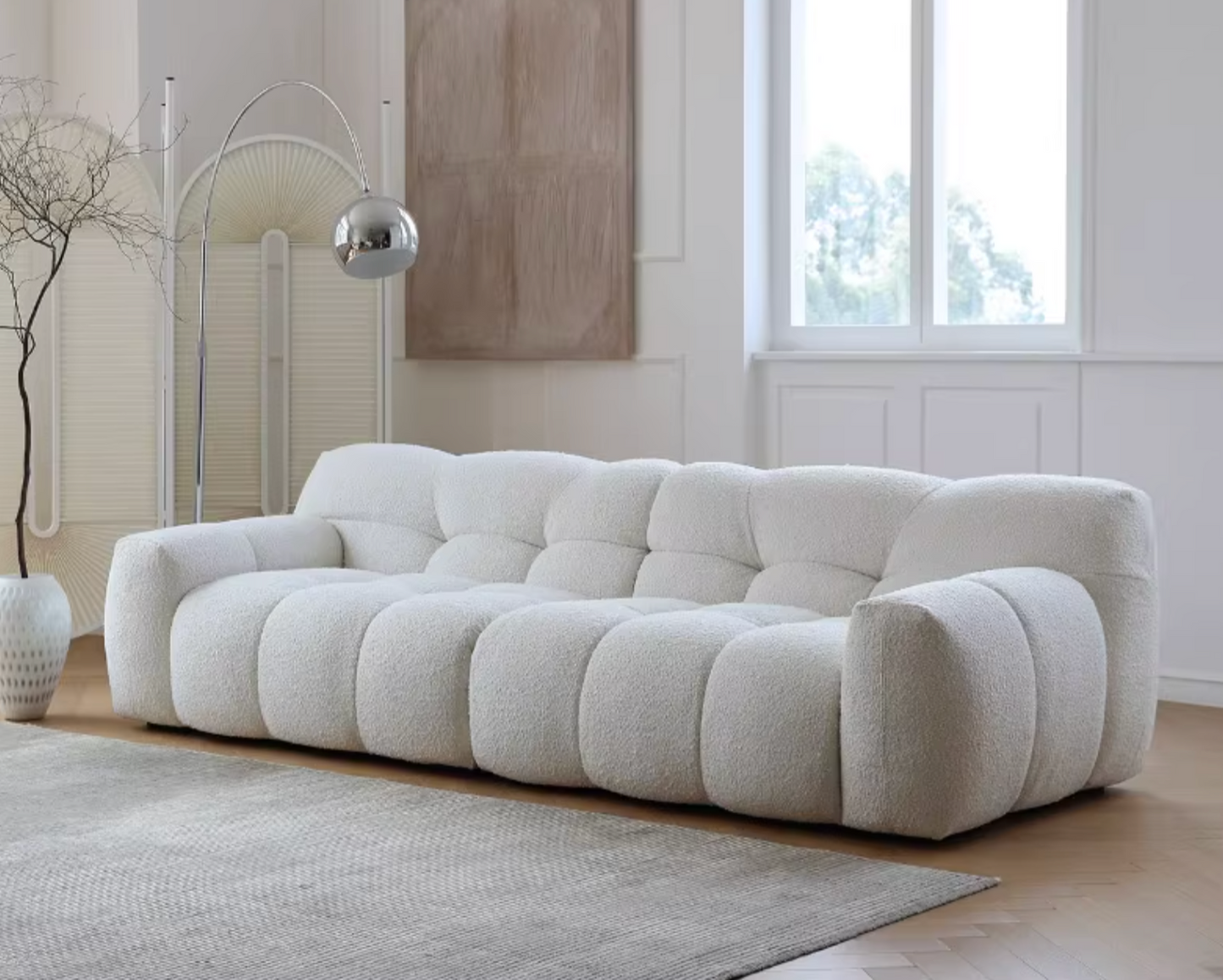 Cora Cloud Two/Three Seater Sofa, Boucle