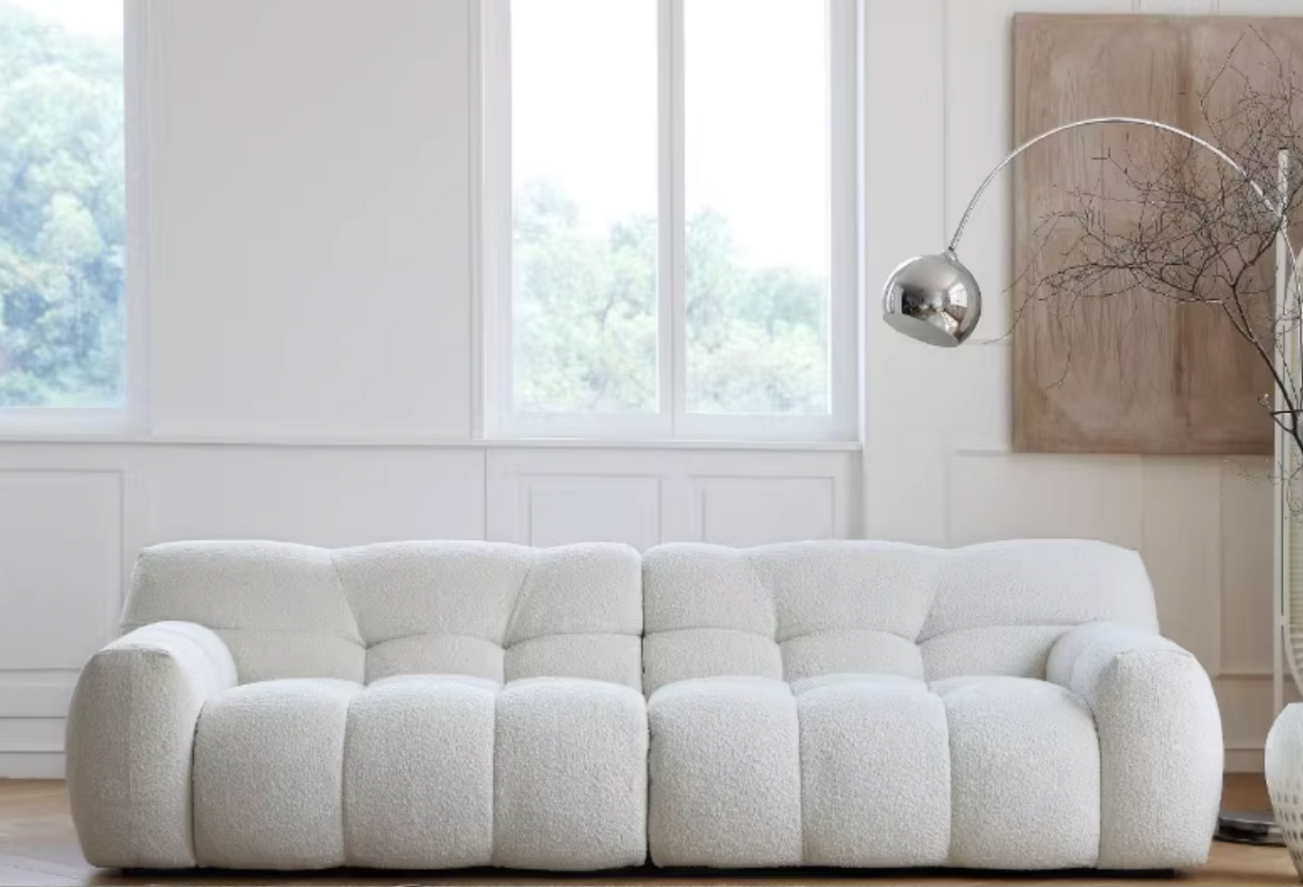 Cora Cloud Two/Three Seater Sofa, Boucle