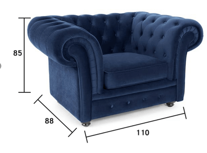 ChicComfort Armchair, Velvet-Weilai Concept-Weilai Concept