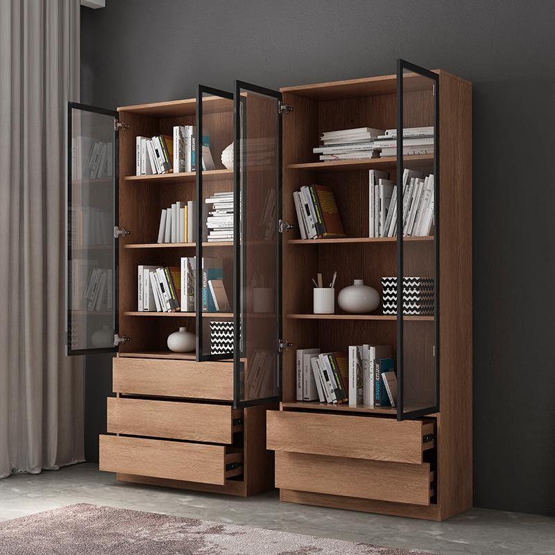 A Set Of Three Bookcases, Shelving Units-Weilai Concept-Weilai Concept