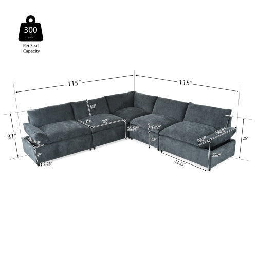 Modular sectional sofa