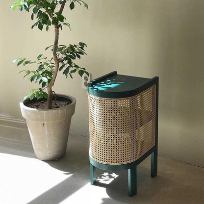 Alena Rattan Side Table-Weilai Concept-Weilai Concept