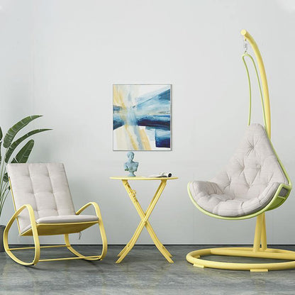 Aravali Rattan Hanging Chair with Stand, Indoor/ Outdoor Furniture-Weilai-Weilai Concept