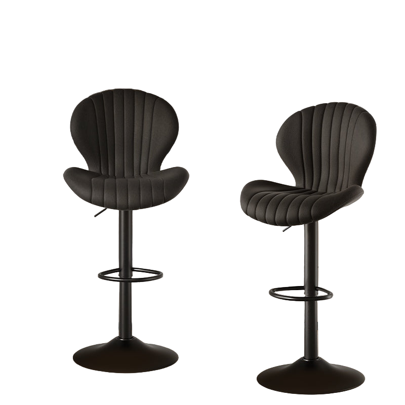 modern style bar chair Black