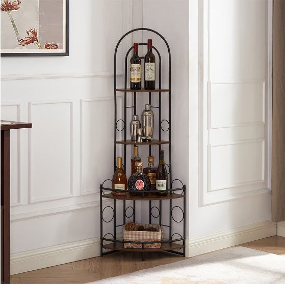 Plant Stand With Metal Frame
