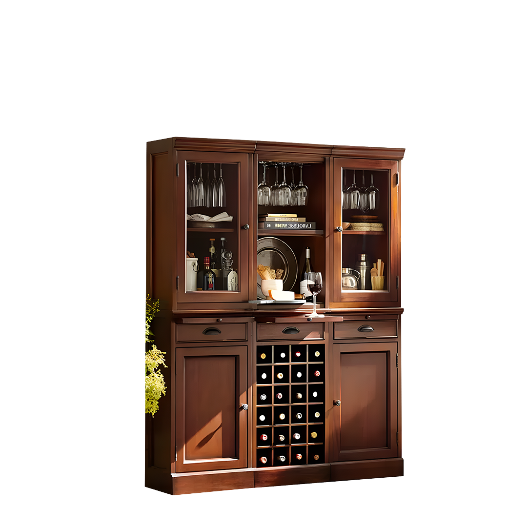ivanna wine cabinet, wine rack, wood storage cabinet