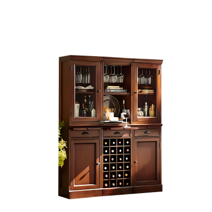 ivanna wine cabinet, wine rack, wood storage cabinet