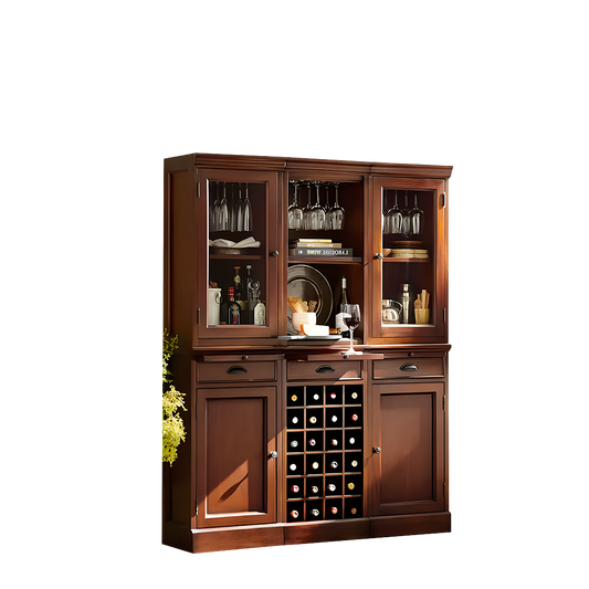 ivanna wine cabinet, wine rack, wood storage cabinet