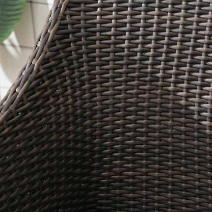 Bosco Rattan Garden Armchair And Ottoman, Indoor/ Outdoor Furniture-Weilai-Weilai Concept