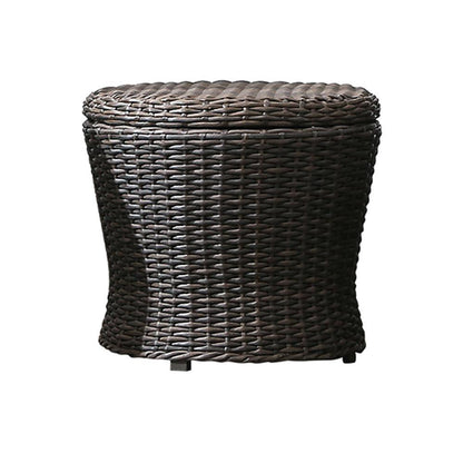 Bosco Rattan Garden Armchair And Ottoman, Indoor/ Outdoor Furniture-Weilai-Weilai Concept