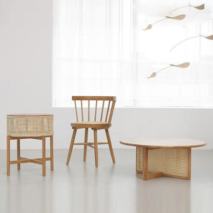 Bowden Rattan Side Table-Weilai Concept-Weilai Concept