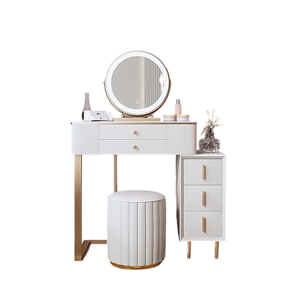 lakin dressing table, white in dining room