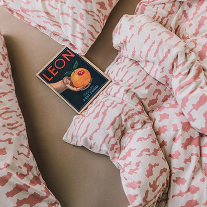 CA514 Cotton Duvet Cover + Bed Sheet + 2 Pillowcases, King, More Patterns Available-Weilai Concept-Pattern 5-Weilai Concept