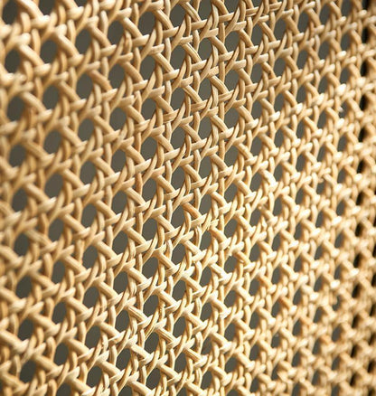 Cane Rattan Room Divider/ Screen, Oak-Weilai Concept-Weilai Concept