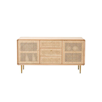 Emmie Sideboard, Natural Rattan & Ash Esche Wood-Weilai Concept-Weilai Concept