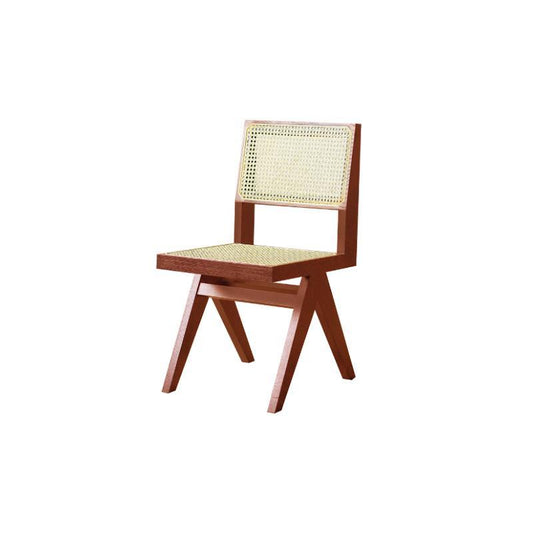 Caribbean Rattan Dining Chair, Oak-Weilai Concept-Brown-Weilai Concept