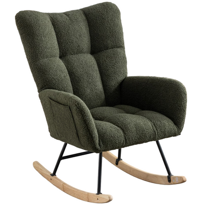 Dark green and teddy