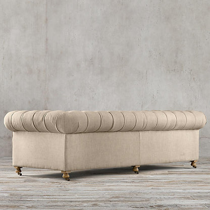 ChicComfort Two Seater Sofa, Velvet-Sofas-Weilai Concept-Weilai Concept