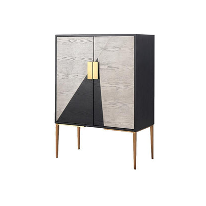 CW312 Sideboard, Side Cabinet, Wood-Weilai Concept-Pattern 1 (80*40*90cm)-Weilai Concept