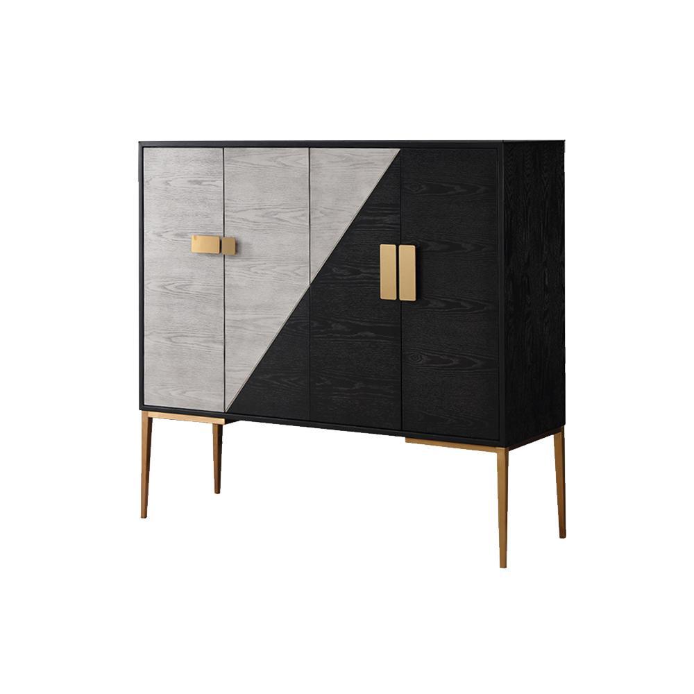 CW312 Sideboard, Side Cabinet, Wood-Weilai Concept-Pattern 4 (120*40*90cm)-Weilai Concept