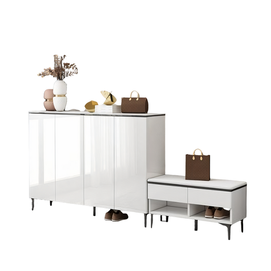 Madge Shoe Storage, White