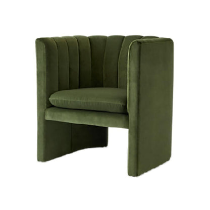 Edwick Armchair, Green Velvet-Weilai Concept-Weilai Concept