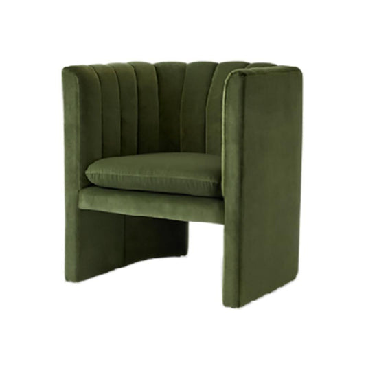 Edwick Armchair, Green Velvet-Weilai Concept-Weilai Concept