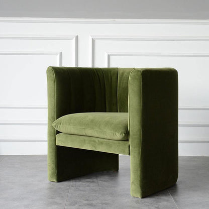 Edwick Armchair, Green Velvet-Weilai Concept-Weilai Concept
