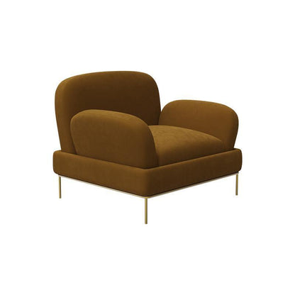 Ernest Armchair, Velvet-Weilai Concept-Brown-Weilai Concept
