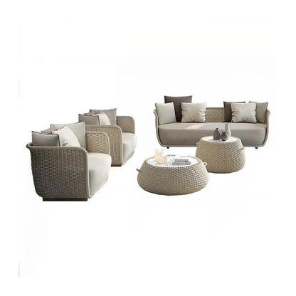 Eusden Rattan Outdoor Sofa Set, Outdoor Furniture-Weilai Concept-Weilai Concept