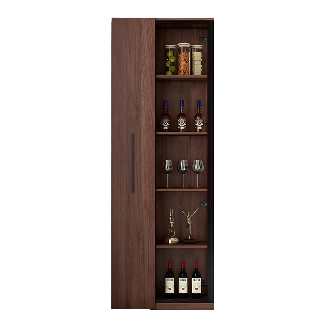 wavecrest cocktail cabinet, bar with doors, wood storage cabinet