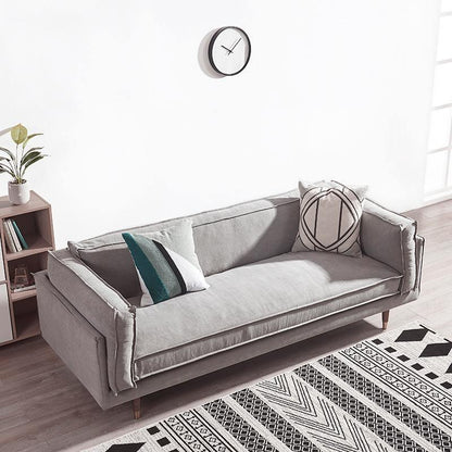 Finnegan Two Seater Sofa, Linen-Weilai Concept-Weilai Concept