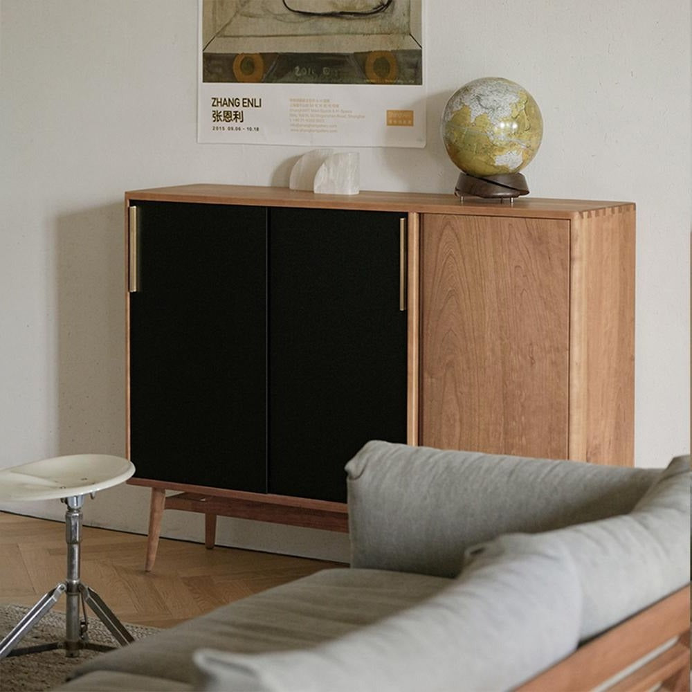 FU3 Shoe Storage, Walnut & Black-Weilai-Weilai Concept