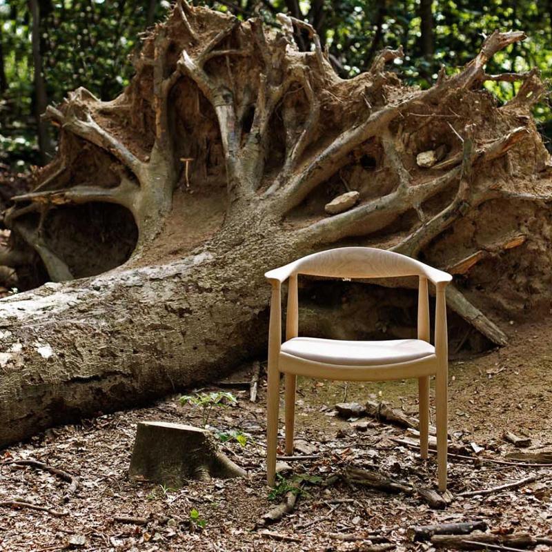 Classic Kennedy Style Dining Chair, Oak-Weilai-Weilai Concept