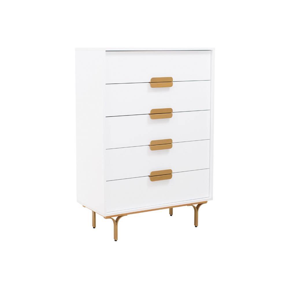 Hedra Chests Of Drawers, Walnut-Weilai Concept-White-Weilai Concept