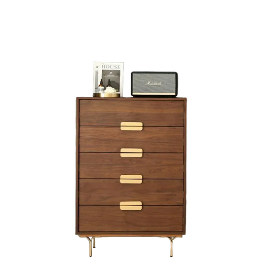 hedra chests of drawers, walnut kitchen storage container