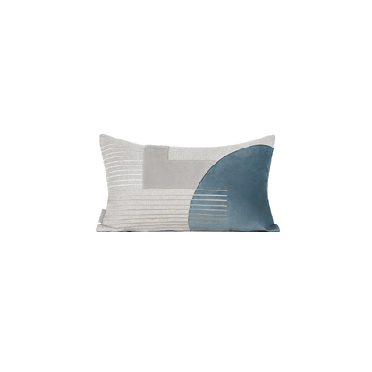 Holden Velvet Cushion, 50 x 50cm-Weilai Concept-Rectangle-Blue-Weilai Concept