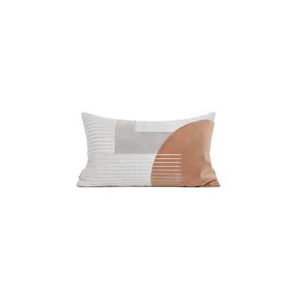 Holden Velvet Cushion, 50 x 50cm-Weilai Concept-Rectangle-Orange-Weilai Concept