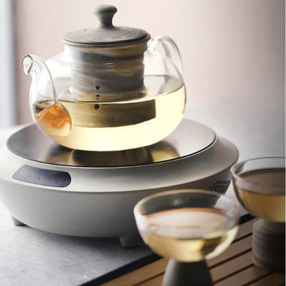 NL01 A Set of Tea Pot And Four Tea Glasses, Glassware-Weilai Concept-Weilai Concept