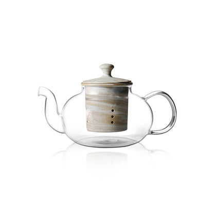 NL01 A Set of Tea Pot And Four Tea Glasses, Glassware-Weilai Concept-Weilai Concept