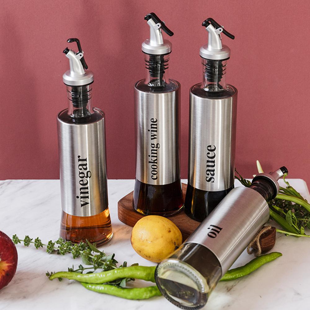 Nordic Condiment Set Of 4 Bottles-Weilai-Weilai Concept