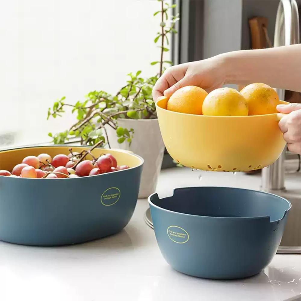 Nordic Fruit Vegetable Washing Basket-Weilai-Weilai Concept