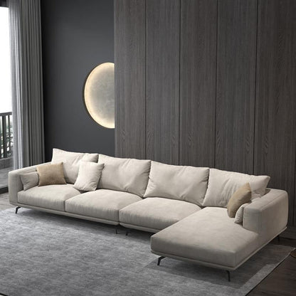 NR23 Four Seater Corner Sofa, Leathaire-Weilai Concept-Weilai Concept