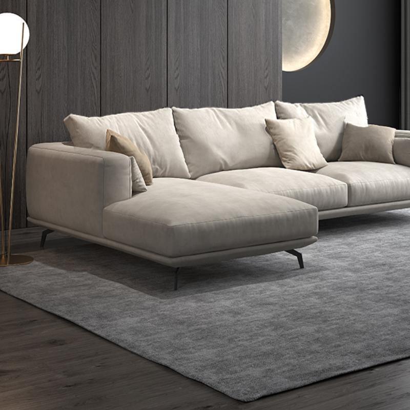 NR23 Three Seater Corner Sofa, Leathaire-Weilai Concept-Weilai Concept