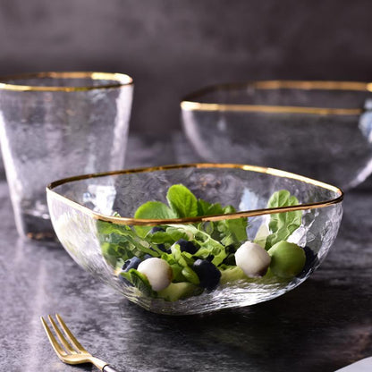 OU14 A Set Of Three Salad Bowls, Glassware-Weilai Concept-Weilai Concept