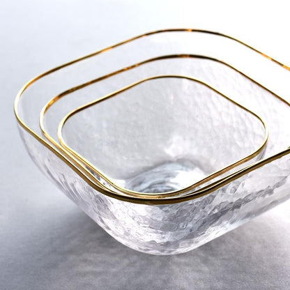 OU14 A Set Of Three Salad Bowls, Glassware-Weilai Concept-Weilai Concept