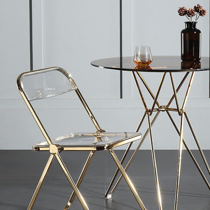 Philippe Starck Style Acrylic Folding Chair II-Weilai Concept-Weilai Concept