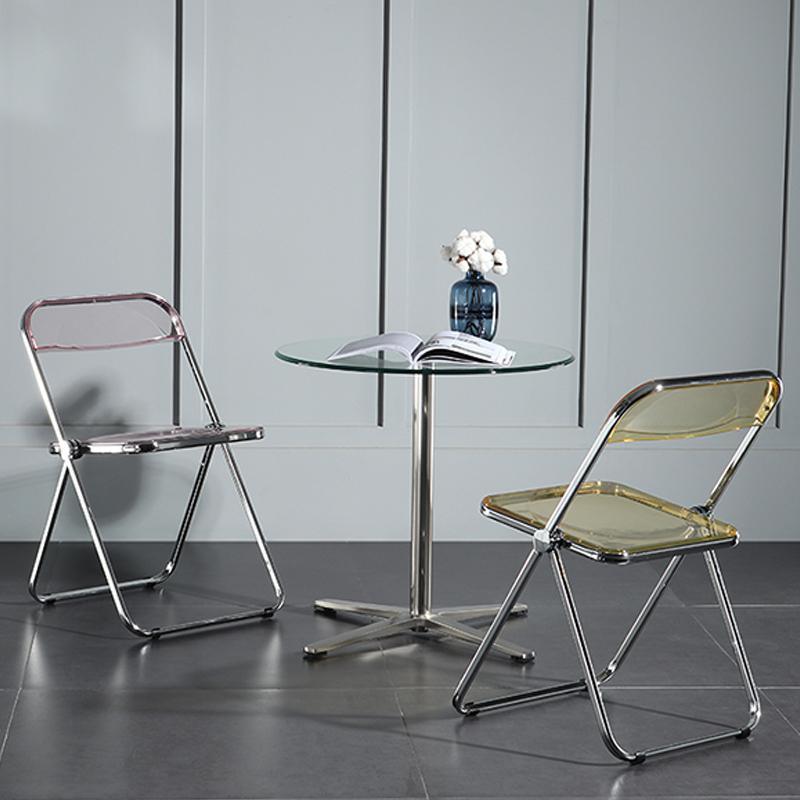 Philippe Starck Style Acrylic Folding Chair II-Weilai Concept-Weilai Concept