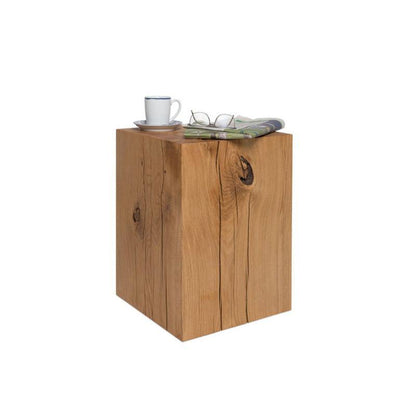 R56 Square Side Table, Solid Wood, Oak-Weilai Concept-Weilai Concept