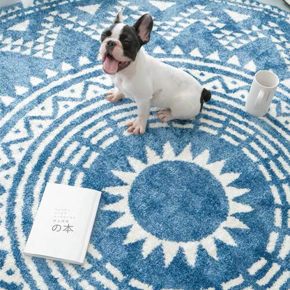 Rome Round Wool Rug II-Weilai-Weilai Concept